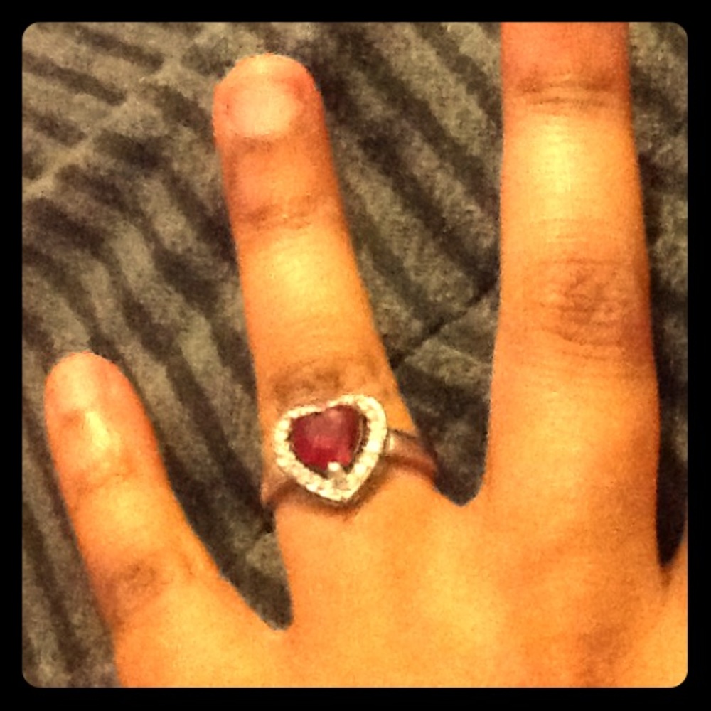 Heart shaped ring