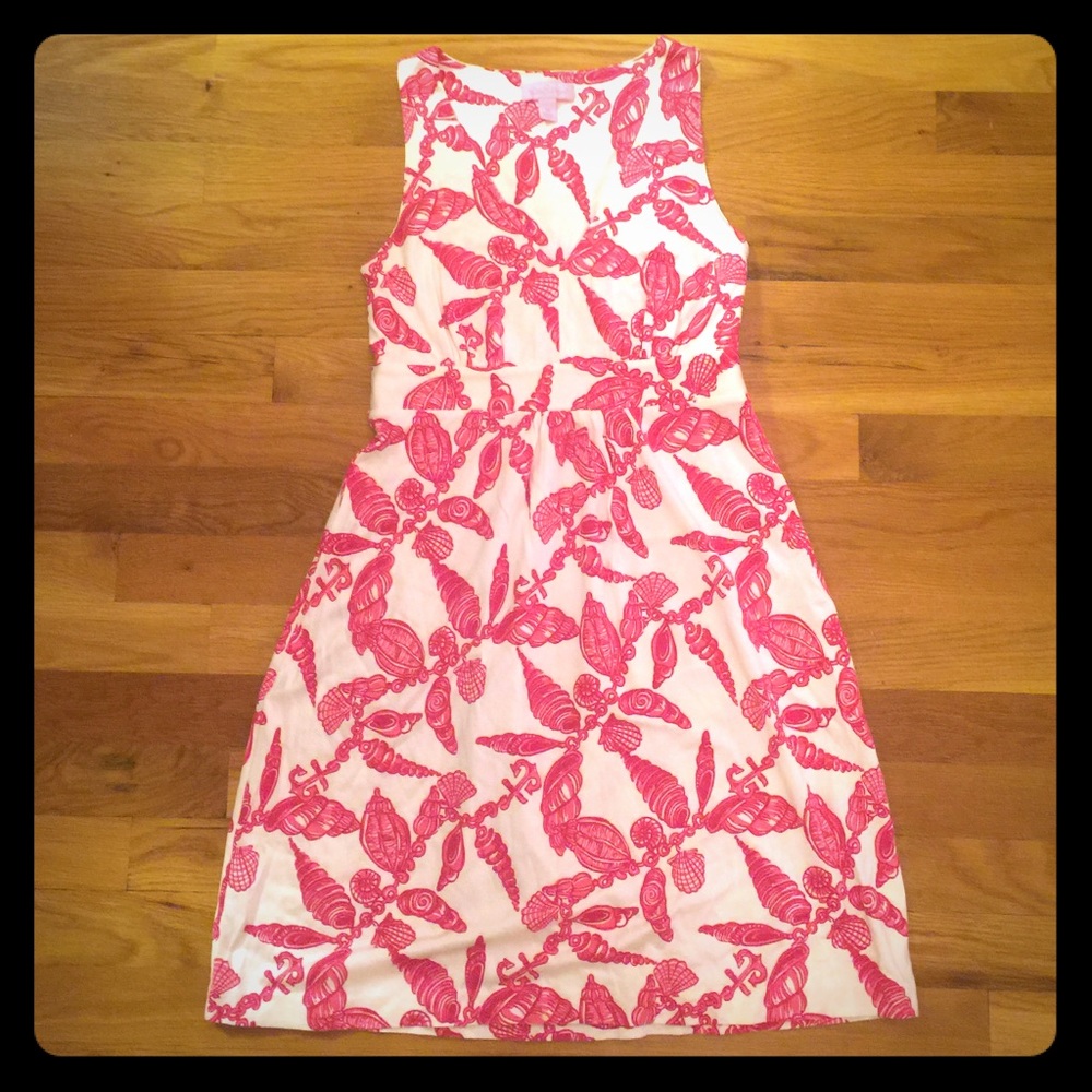 Lilly Pulitzer Printed Silk-Cotton Dress XS