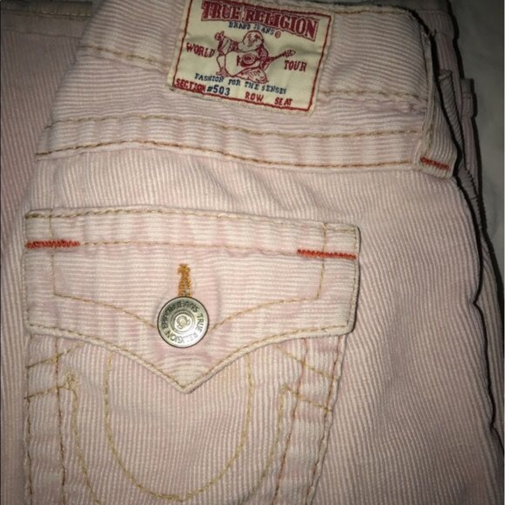 Pink Joey True Religion Jeans
