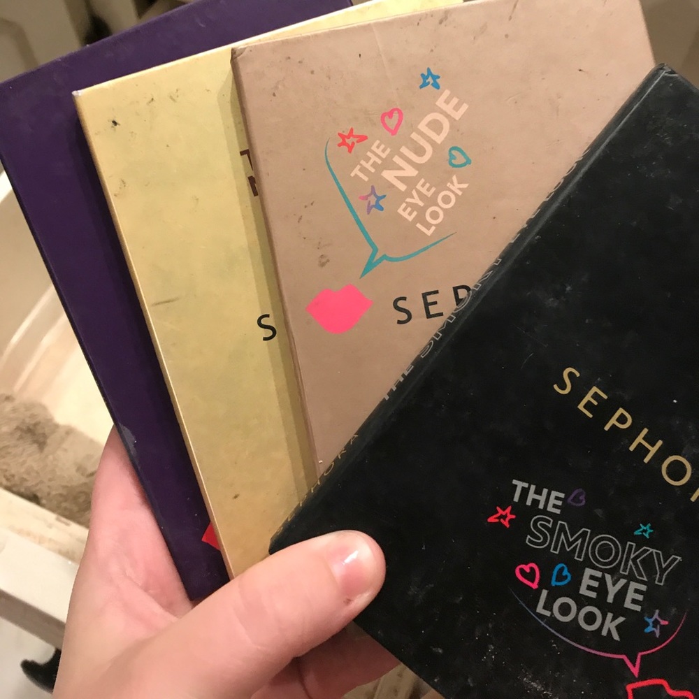 Multicolor Sephora eye make up set 4 with tutorial