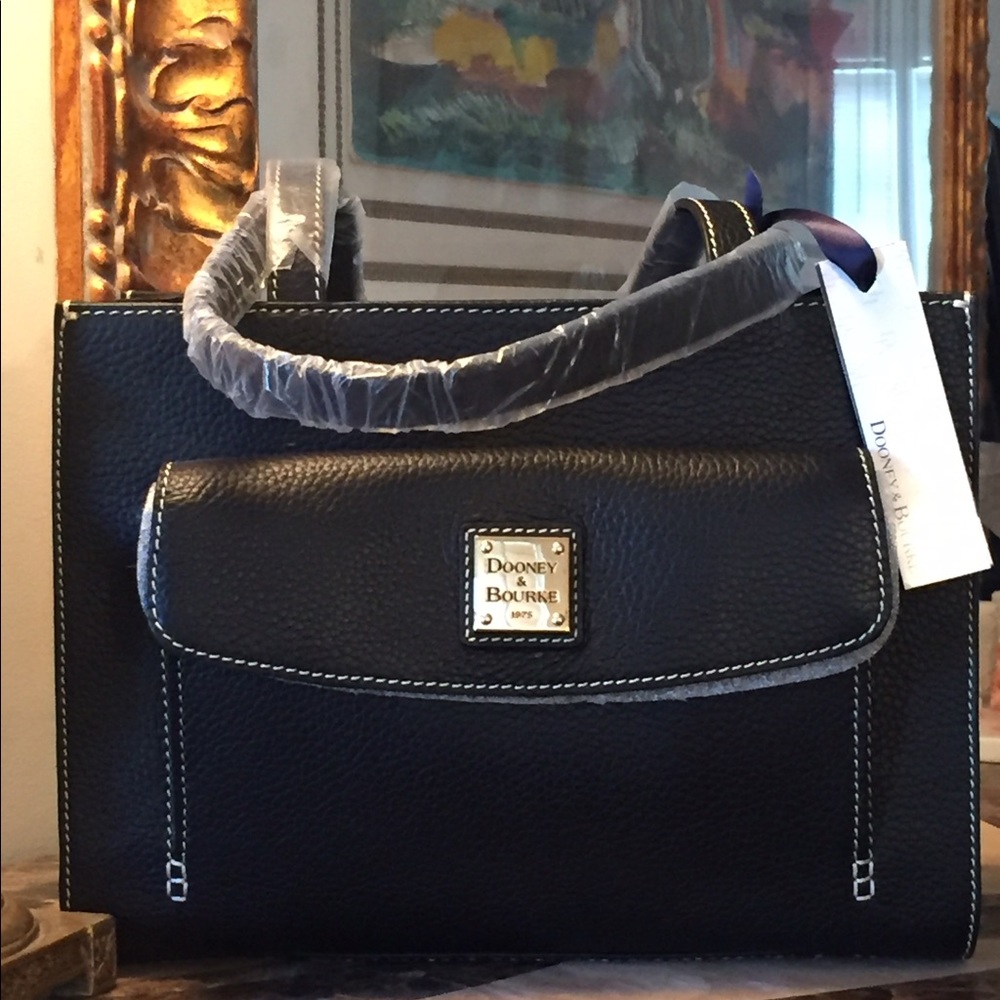 Dooney & Bourke Pebble Leather Janine Handbag