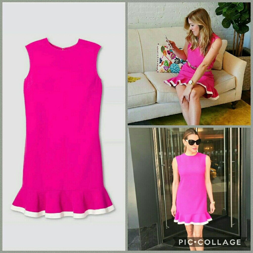 M & L Pink Ruffle Hem Dress! - Picture 2 of 8