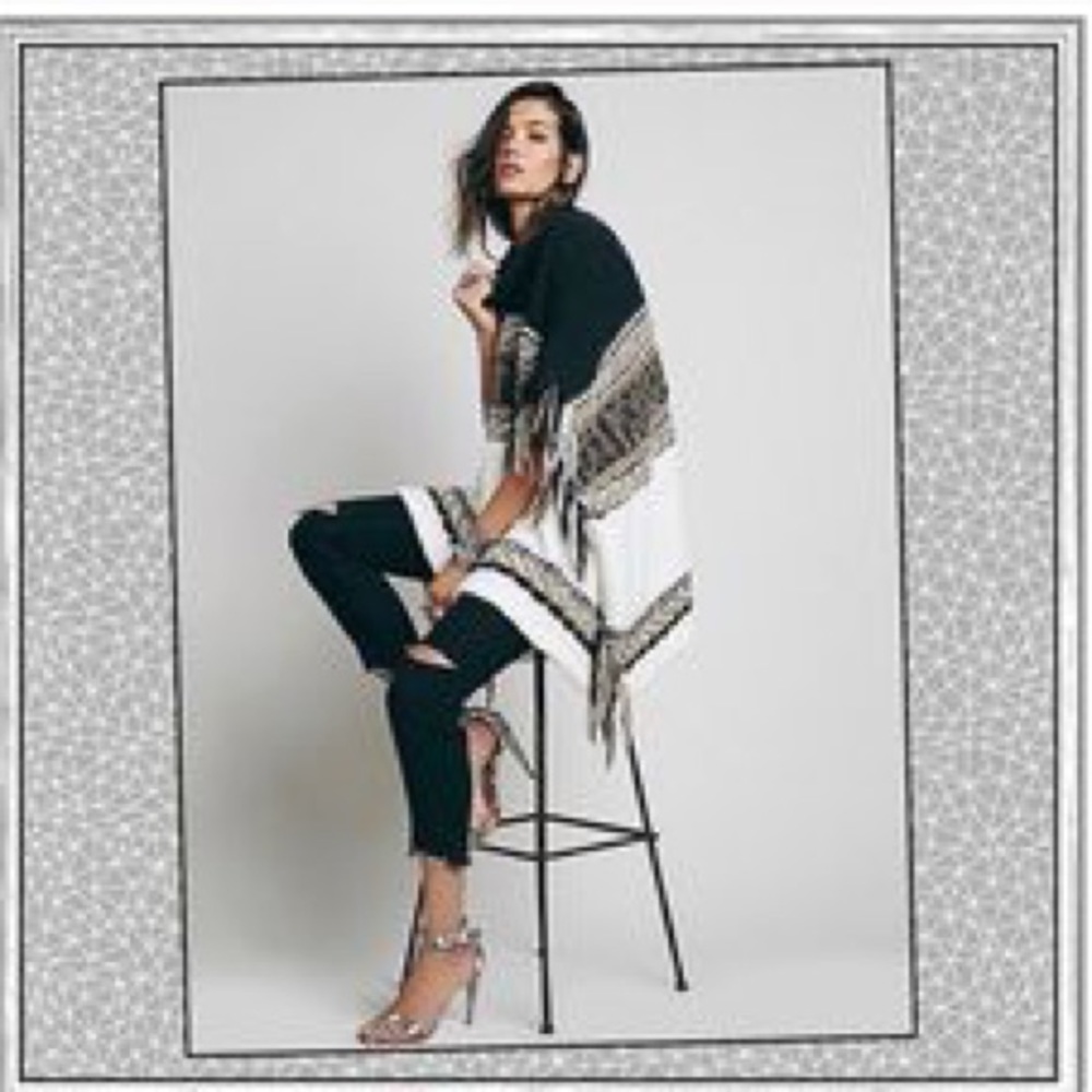 Free People Labyrinth poncho