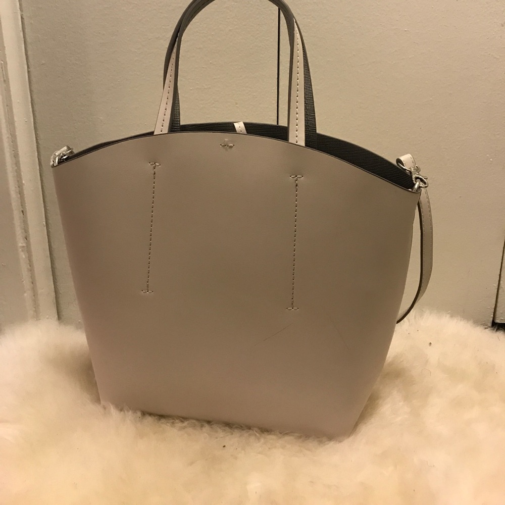 Zara off-white purse