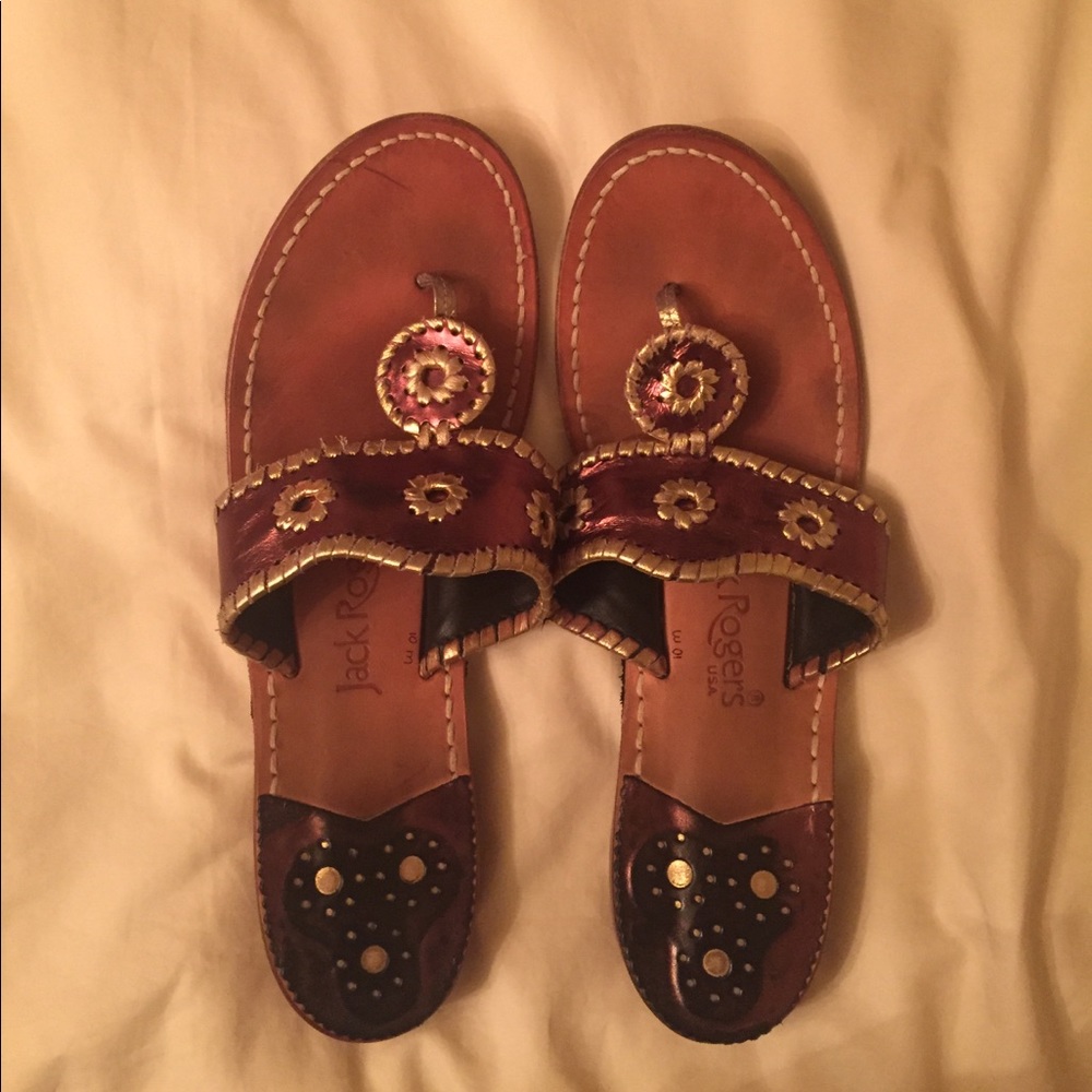 Bronze and Gold Jack Rogers