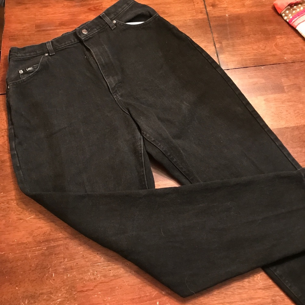 Vintage black high waisted jeans