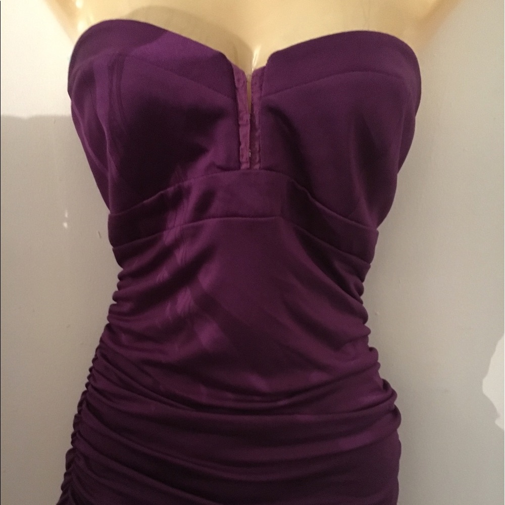 Cute purple top back zipper
