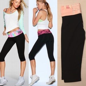 Foldover Crop Yoga Pants