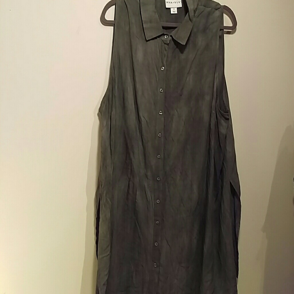 3XL Ava and Viv Target Long Side Slit Tunic