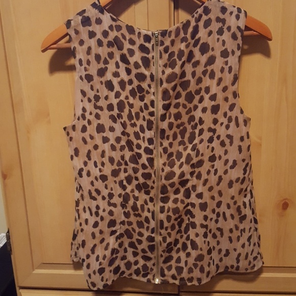 Leopard print shell top - Picture 2 of 3