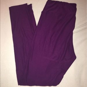 TC dark purple Lularoe leggings