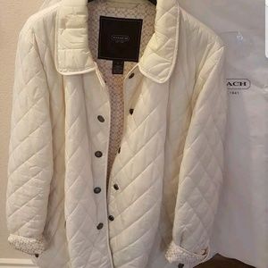 Coach quilted coat