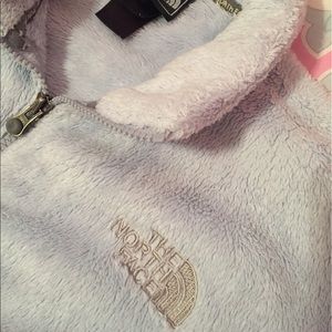 Fuzzy Northface Zip-up Jacket