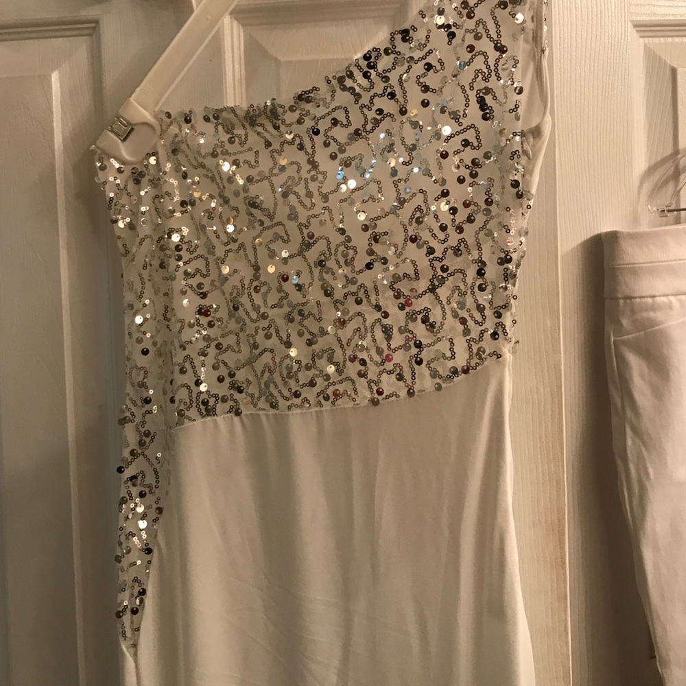 One shoulder long dress