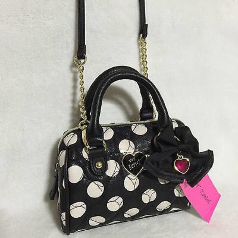 Betsy Johnson cross body/ wristlet