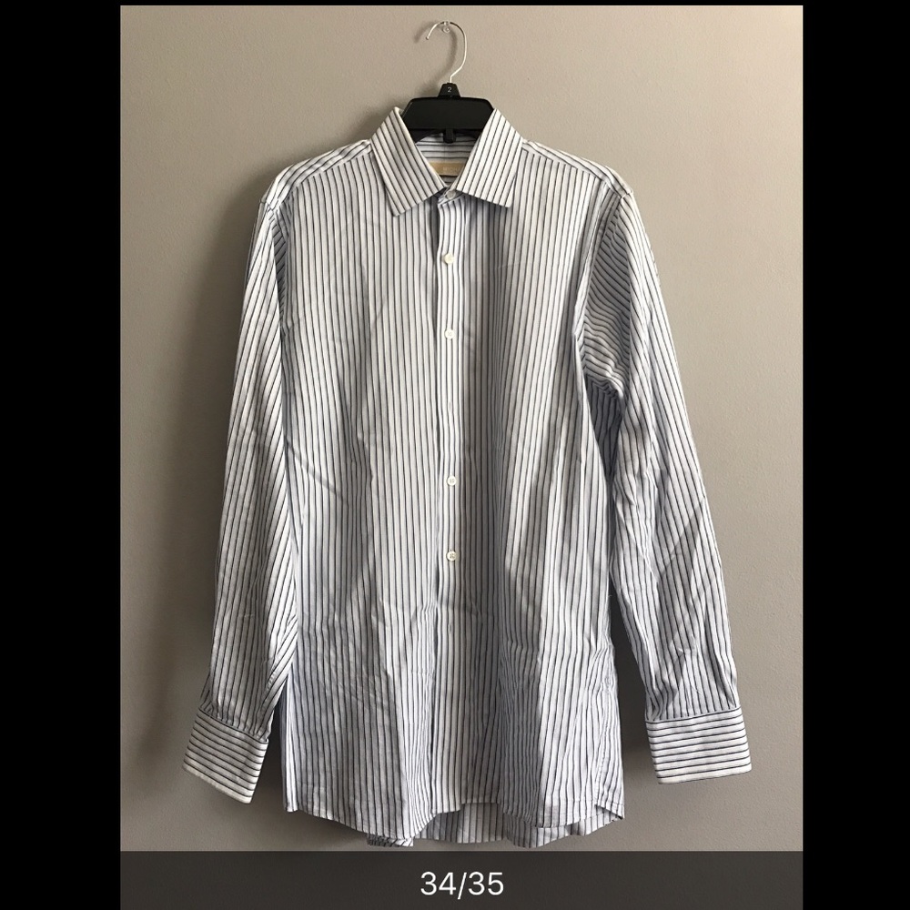 Men's button down size on picture