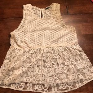 White knit top- American Eagle