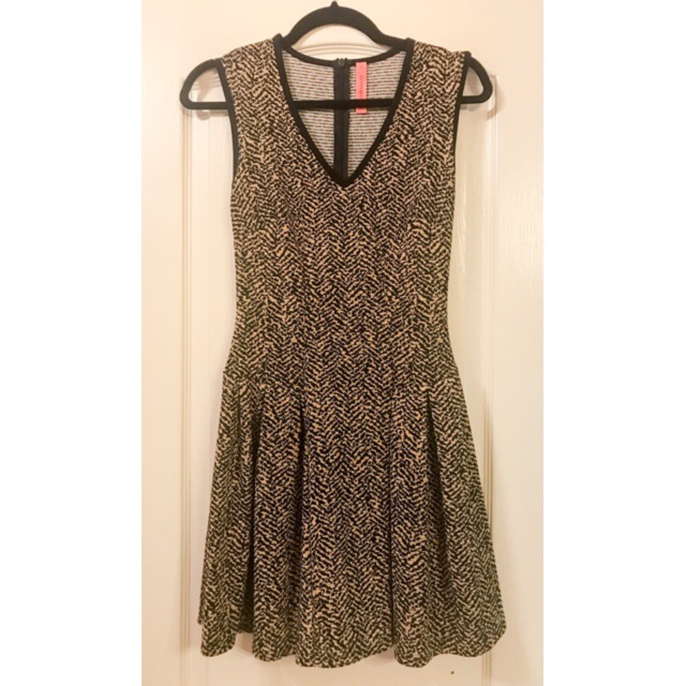Eight Sixty Jacquard Fit and Flare Dress
