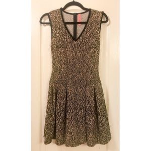 Eight Sixty Jacquard Fit and Flare Dress