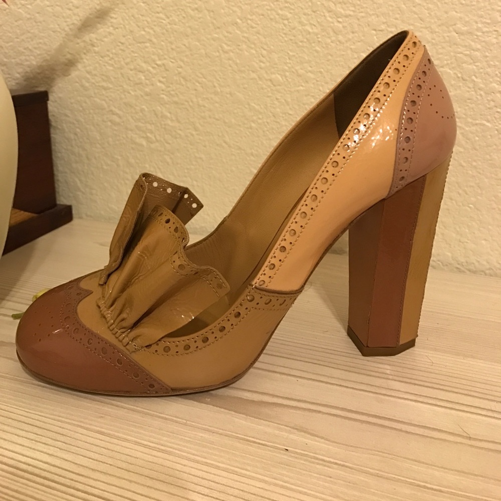 MIU MIU Naplak Spectator Pump patent leather 40 sz - Picture 2 of 6