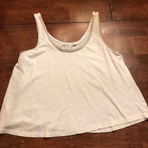 White tank top/crop top