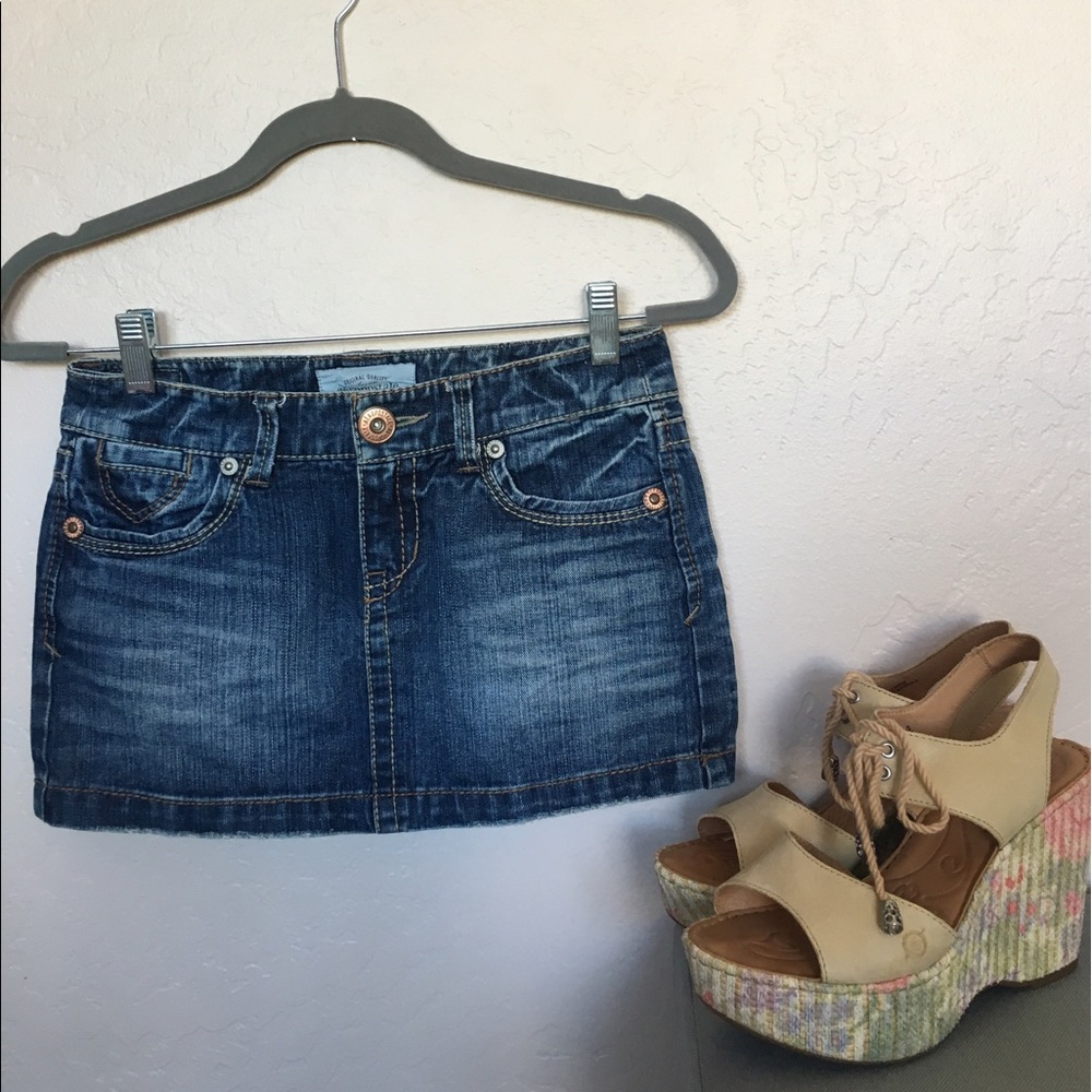 Aeropostale Size 00 Jean miniskirt