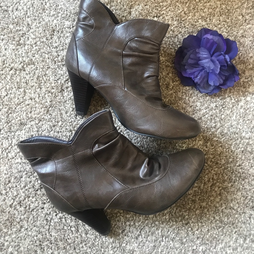 Madden Girl Kitten Heel Ankle Boots