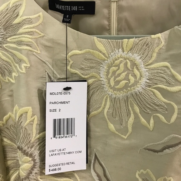 Lafayette Silk Sleeveless Sheath. Sublime! - Picture 5 of 6