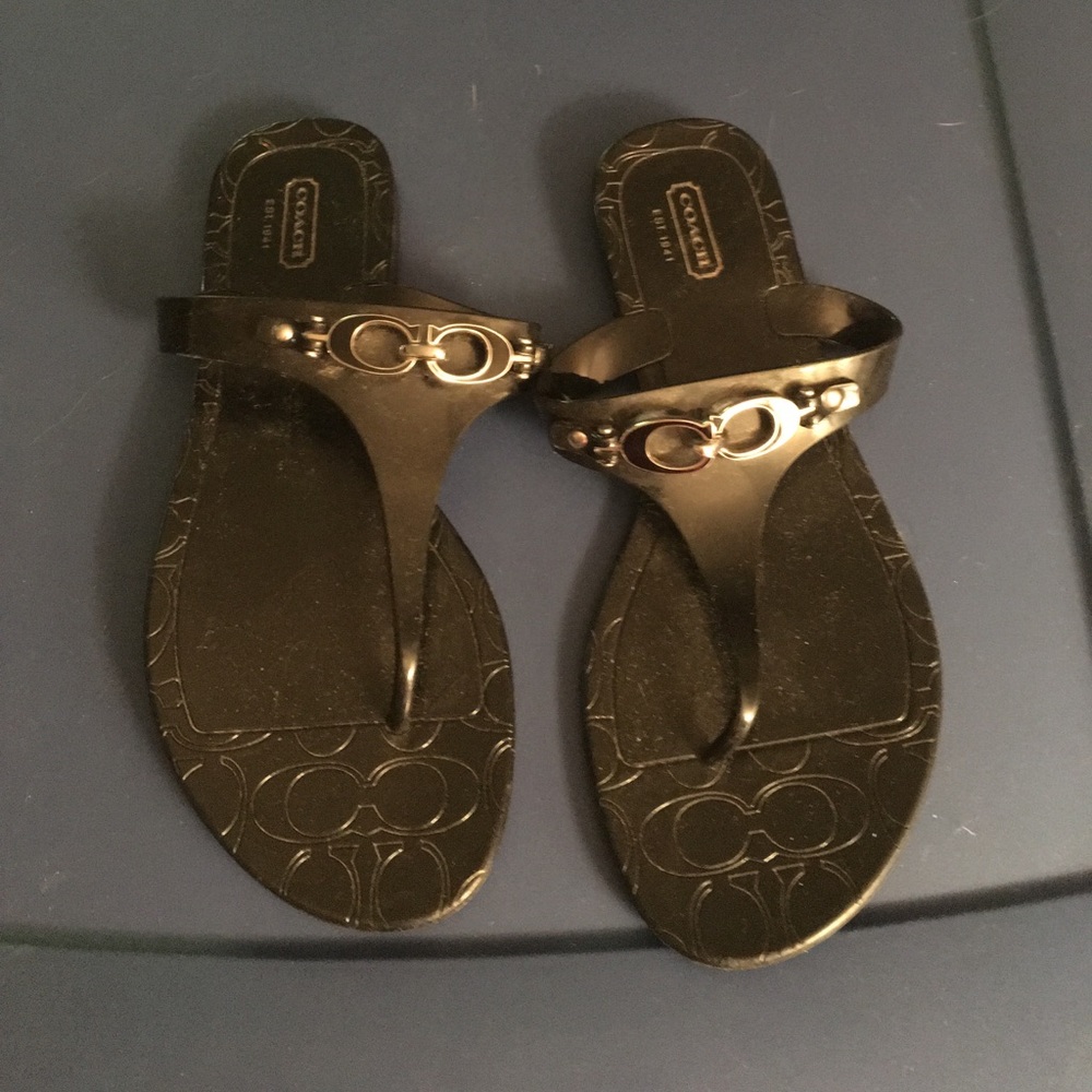 Coach sandals size 8