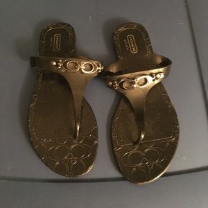 Coach sandals size 8