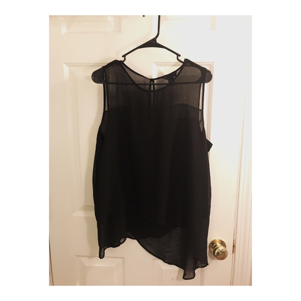 Black A-Line Blouse