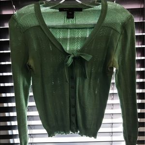 Marc Jacobs sage green cardigan
