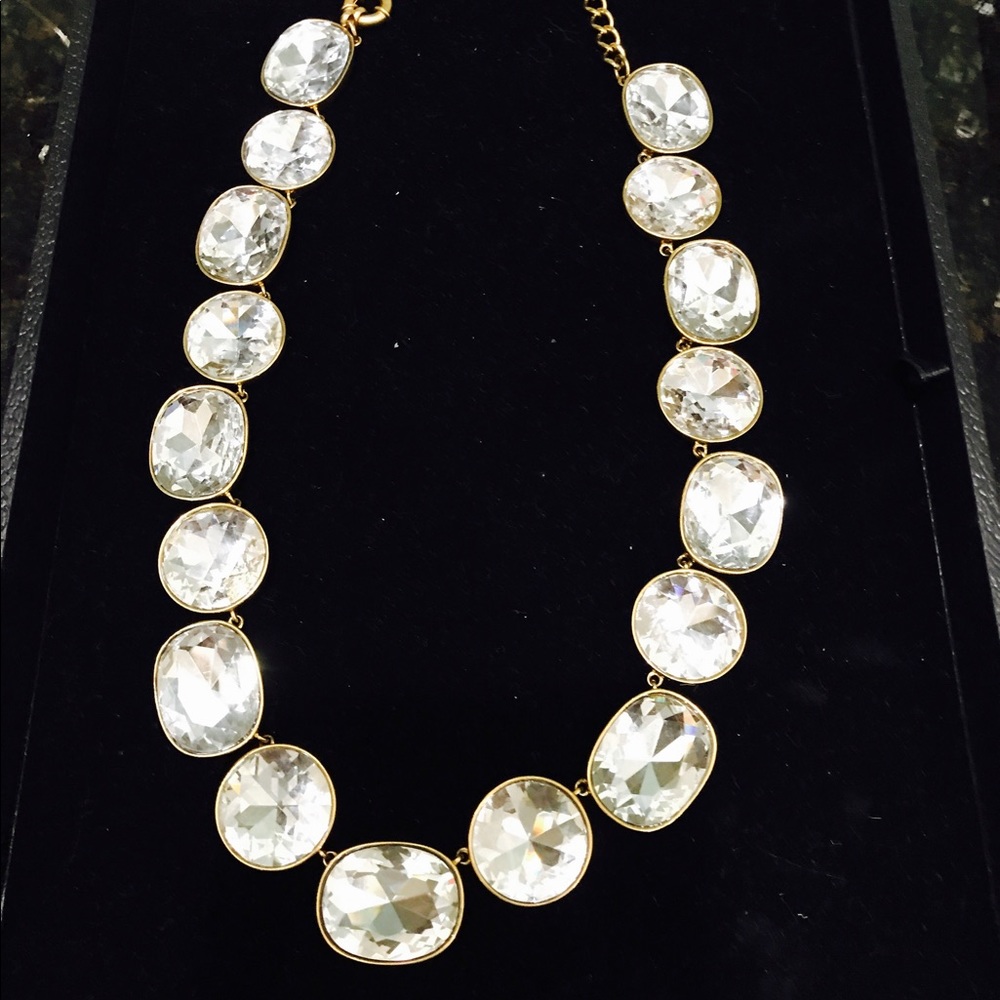 Juicy Couture Large gold and crystals necklace