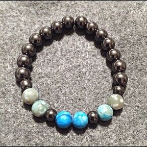 7 inch Magnetic Beaded Bracelet (elastic)