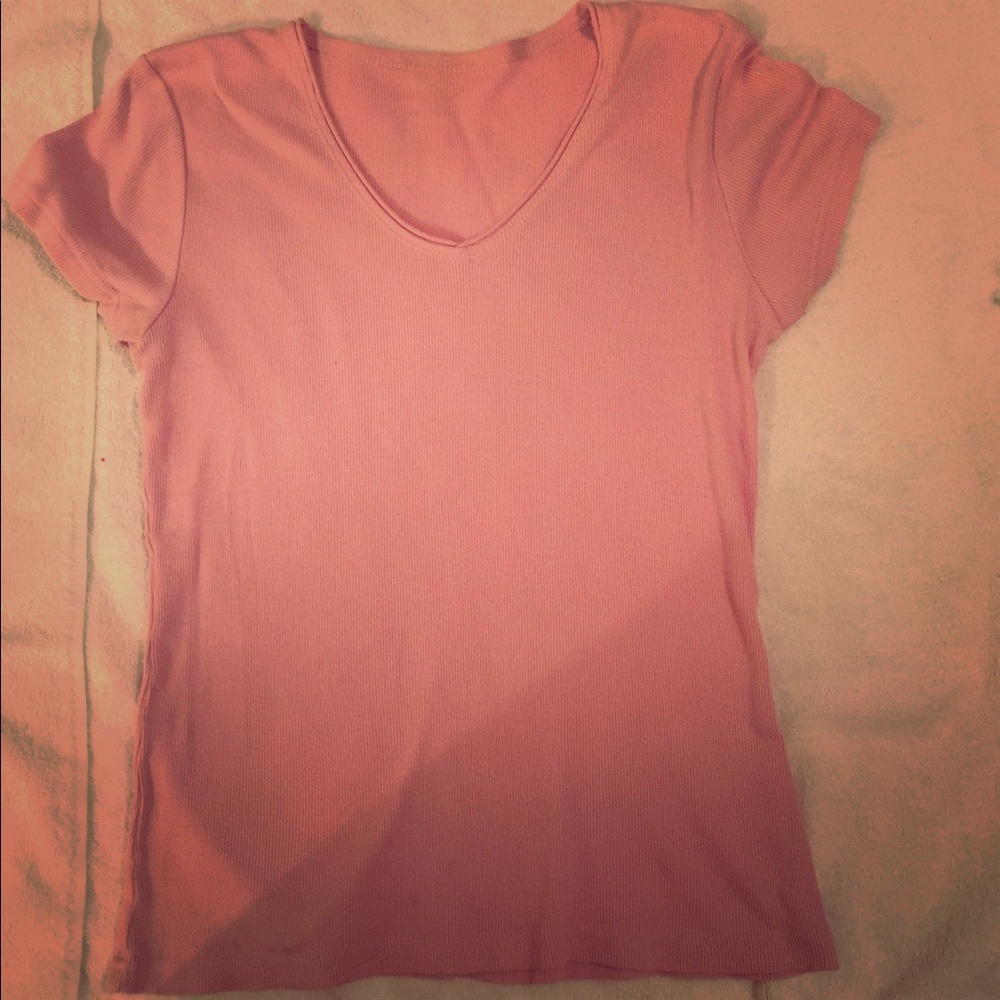 Rose pink tee