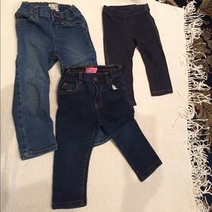 3pr SkinnyJeans Girl 12-24 mon: ThePlace, Old Navy