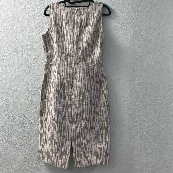 Lafayette 148 Taupe Sleeveless Sheath - Picture 4 of 6