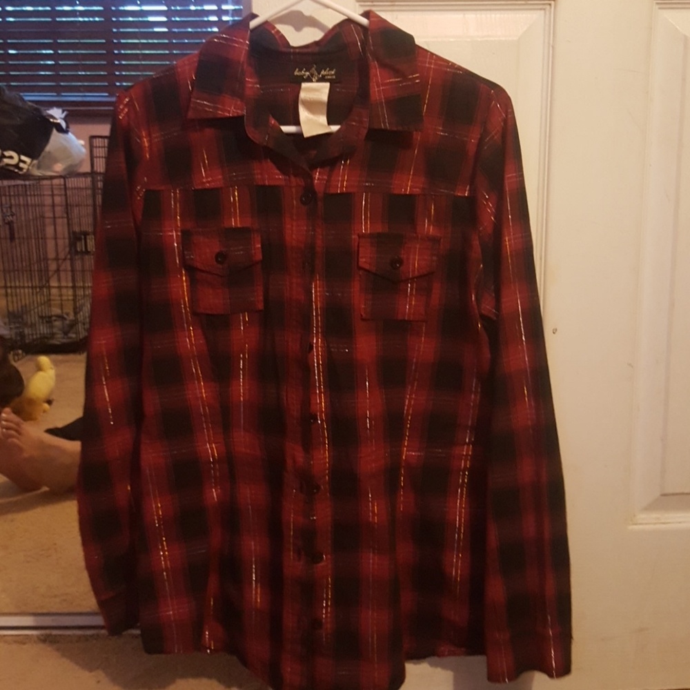 Large women's button up