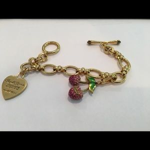 Juicy couture charm bracelet with charm