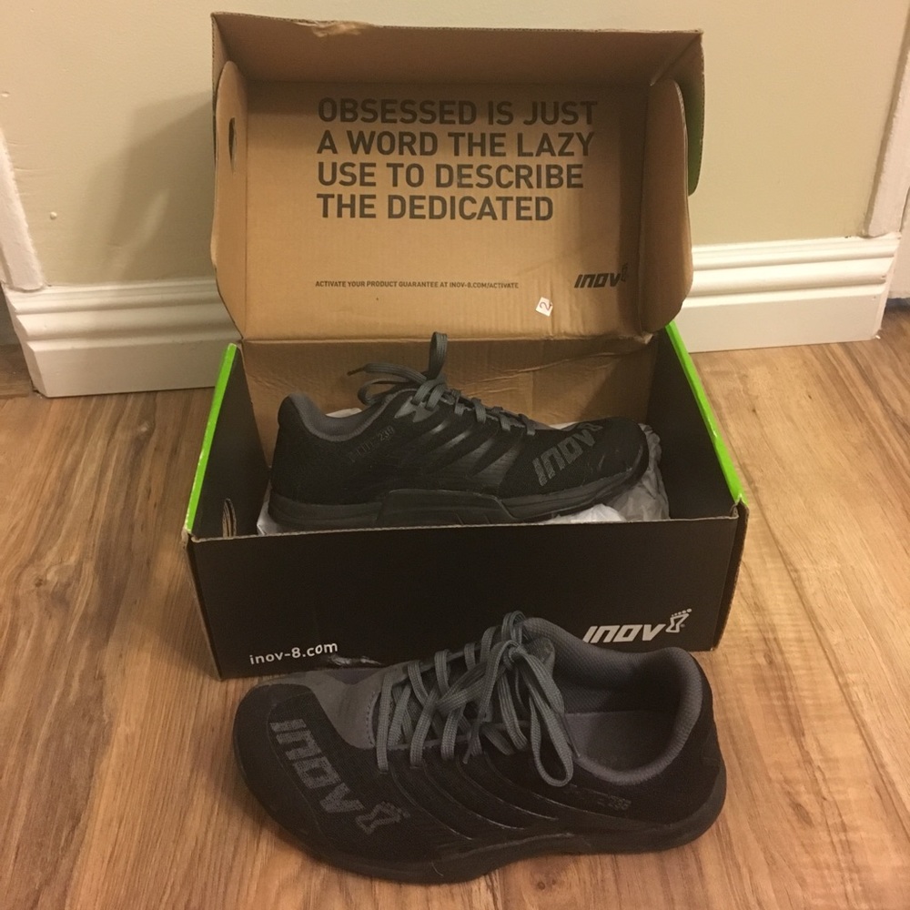 Inov8 crossfit shoes F-lite 235 6us women's black