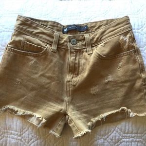 Levi's high waisted shorts