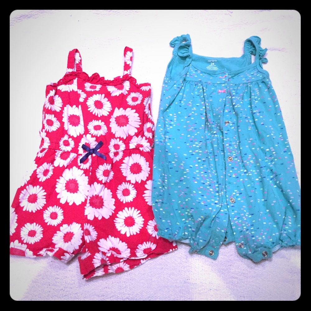 LOT of 2 Sunsuits 18-24 mon. Baby Girls