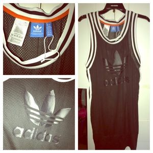 Mesh adidas dress!