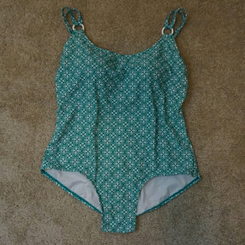 Plus size one piece swim suit