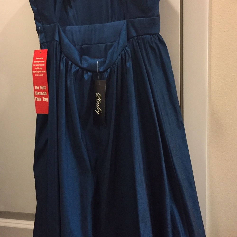 Teal short formal dress