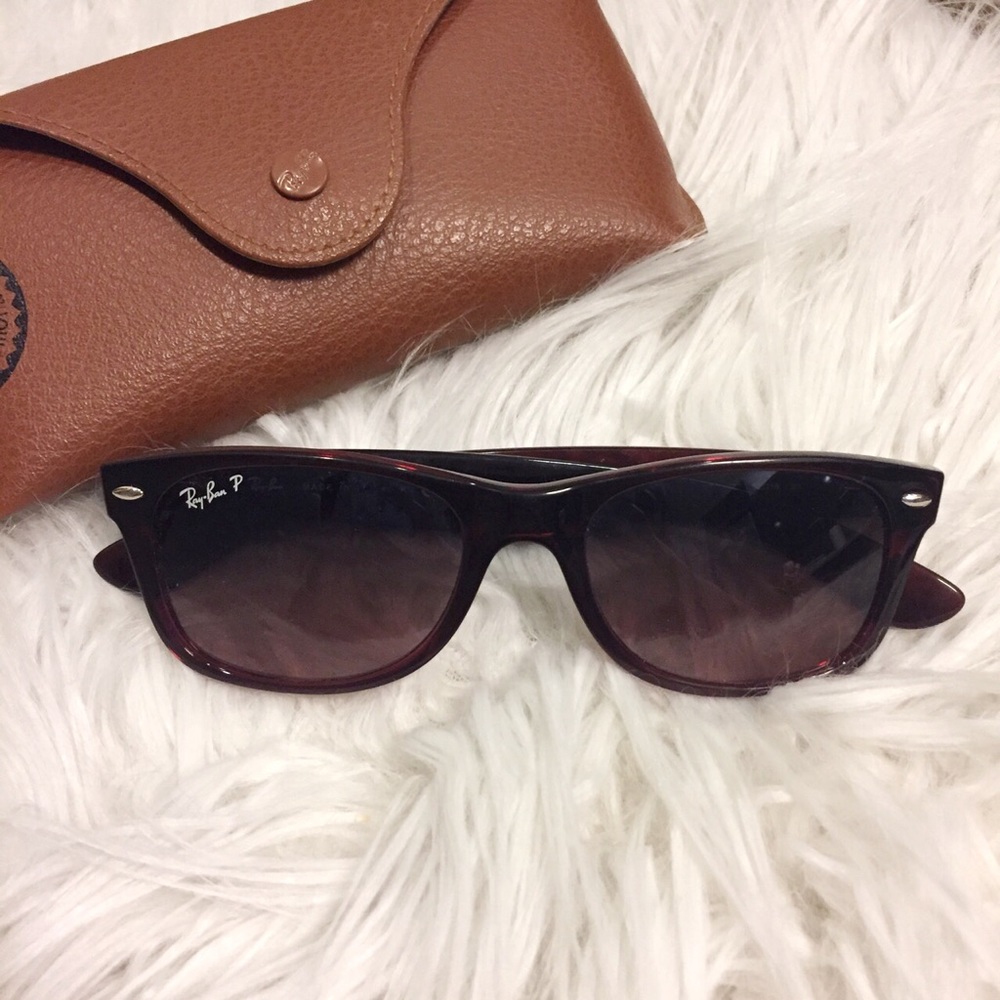🚫SOLD Purple Ray-Ban New Wayfarer Sunglasses