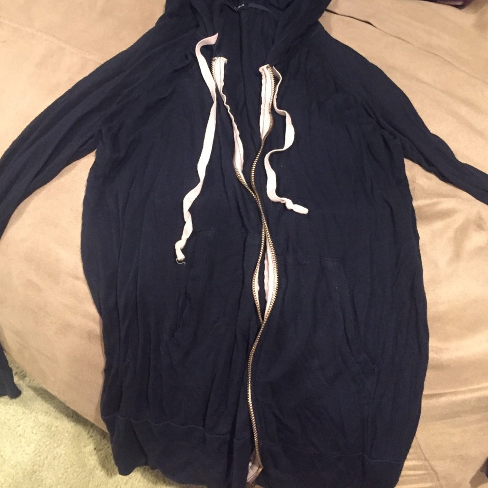 Navy Blue Brandy Melville Hoodie