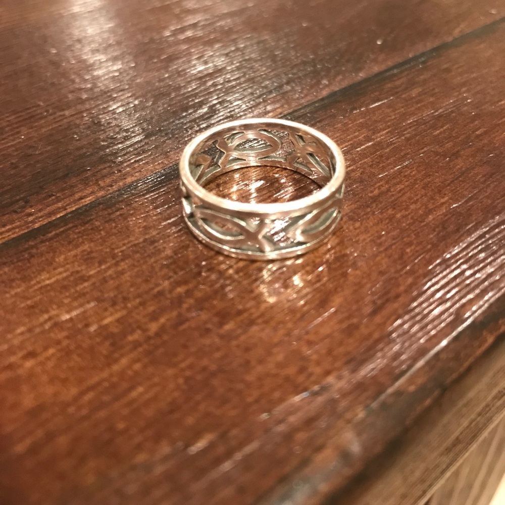 James Avery "Continuous Ichthus" Band Ring