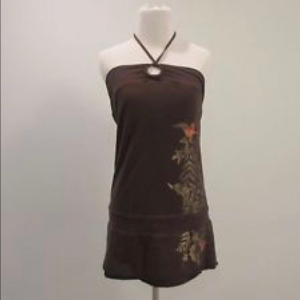 Roxy halter dress SIZE RUNS SMALL