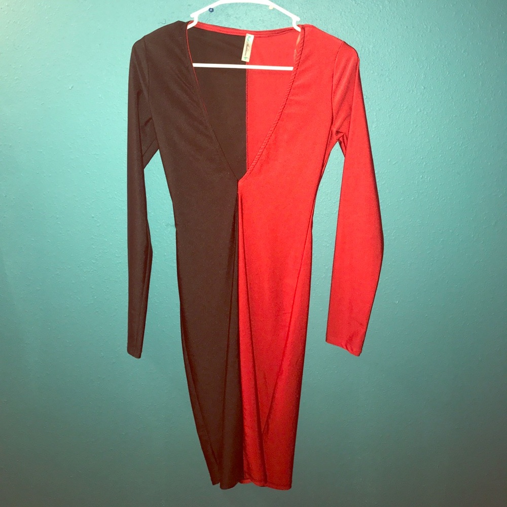 Spandex like material dress